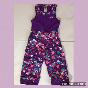 The North Face snow bibs 4T